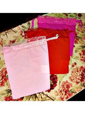 3 Lace Trimmed Mock Cami Bra Insert Overlay Modesty Panel NEW